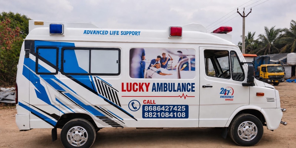 Lucky Ambulance dead body ambulance serving Hyderabad, call 8821084108